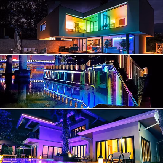 DMX ピクセル RGB LED ストリップ防水 36 LED DMX IP67 フレキシブル ウォール ウォッシャー RGBW