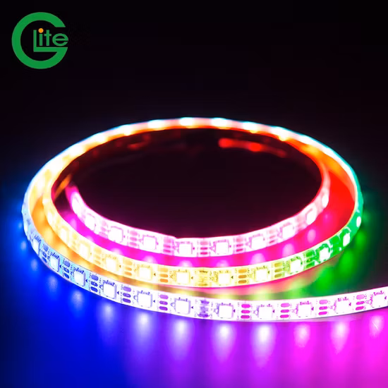 LED ストリップ Ws2812 LED ピクセル Ws2812 5V 60 LED/メートルのプログラム可能な LED ストリップ