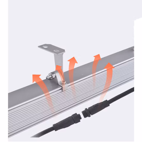 中国工場 IP67 防水 24V 折りたたみ式屋外 LED ストリップ DMX RGB LED ウォール ウォッシャー