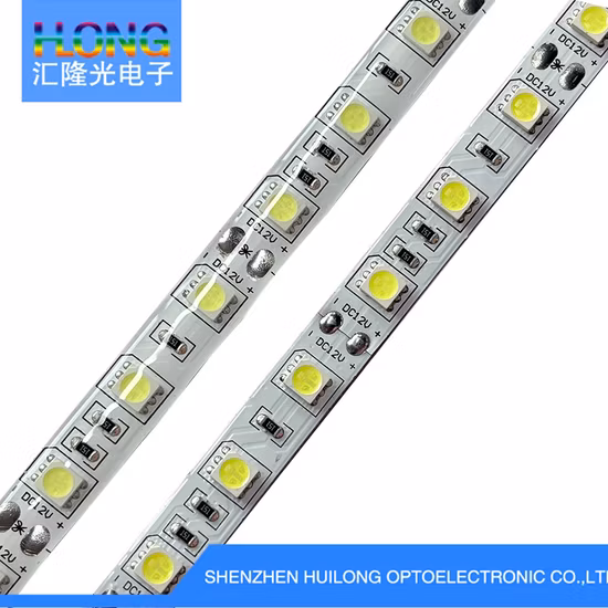 屋外用デュアルカラー調光可能 5050 フレキシブル DMX LED ストリップ