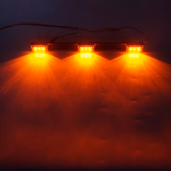 琥珀色の薄いLEDインジケーター